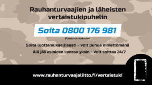 Rauhanturvaajaliiton vertaistukipuhelin