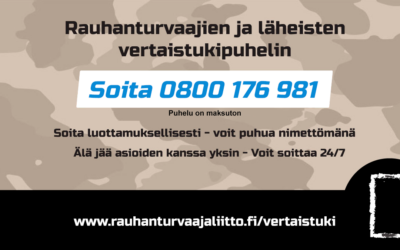 Rauhanturvaajaliiton vertaistukipuhelimeen ennätysmäärä soittoja